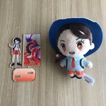 포켓몬 포켓몬SV 아오이 아크릴 스탠드 복 고양이 봉제 인형 마스코트