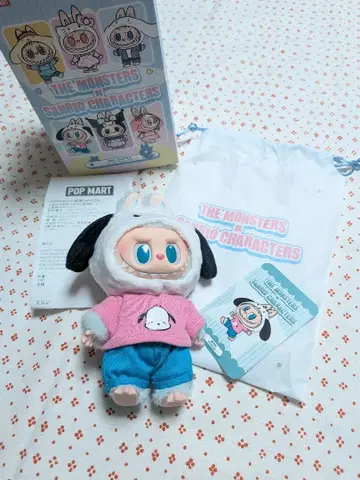 POP MART 러브브 산리오 포차코 봉제 인형