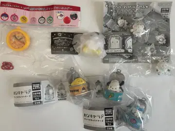 산리오 캡슐 토이 7개 세트 칸 캐릭터 유령 놀이 피규어 메지루시