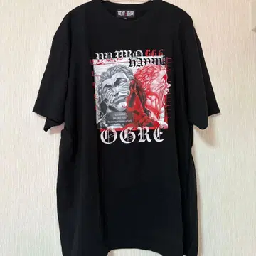 바키 한마 유지로 하카바 화랑 티셔츠 XXL