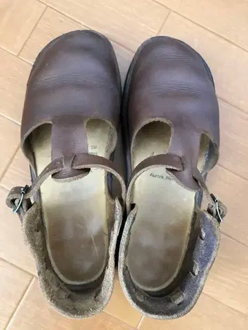 새상품급! 오로라 슈즈 웨스트 인디언 브라운 6C