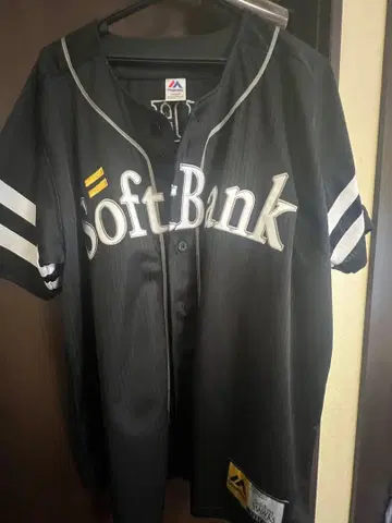 후쿠오카 소프트뱅크 호크스 쿠리하라 료야 비지터 유니폼