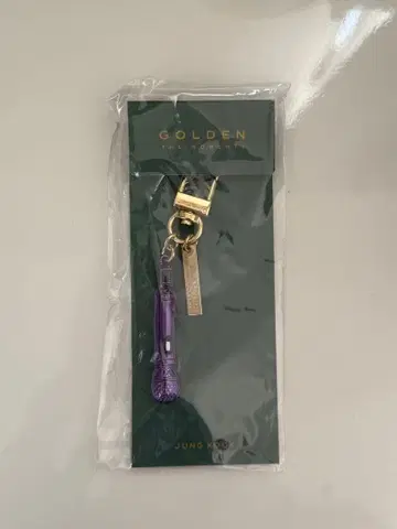 JUNGKOOK GOLDEN 마이크 키링 굿즈 전시회