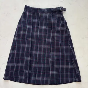 [ 새상품 ] index 체크 스커트 벨트 포함 LL ( D883 )