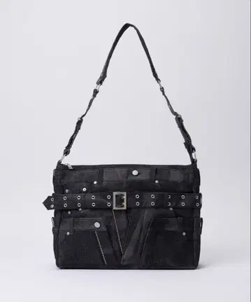 [ GRANCY ] 크레이지 레이어드 데님 팬츠 디자인 숄더백