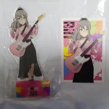 청춘 돼지 타워 레코드 아크릴 스탠드 기타 연주 ver. 후타바 리오