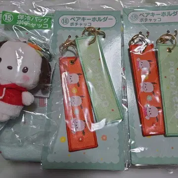 산리오 복권 포차코 4점 세트