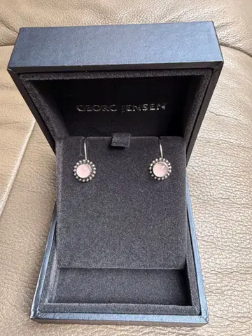 GEORG JENSEN 로즈쿼츠 링 귀걸이