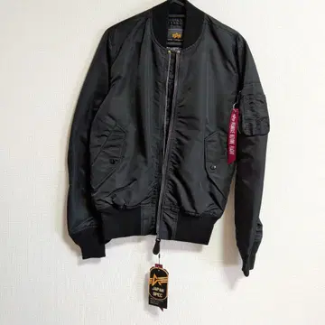 블랙 MA-1 플라이트 자켓 JAPAN SPEC