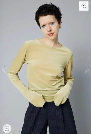 [ HeRIN.CYE ] 벨로아 컷 상의 라이트 그린