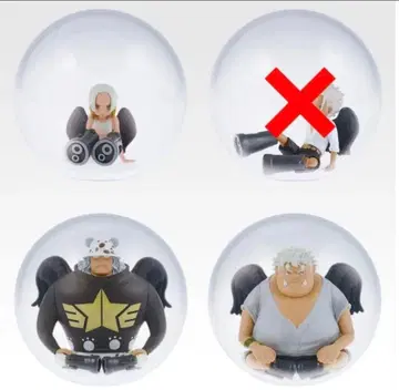 원피스 제일복권 그리는 미래 E상 세라핌 미니 피규어 3개