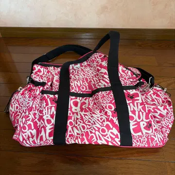 Barbie 로고 프린트 보스턴 백