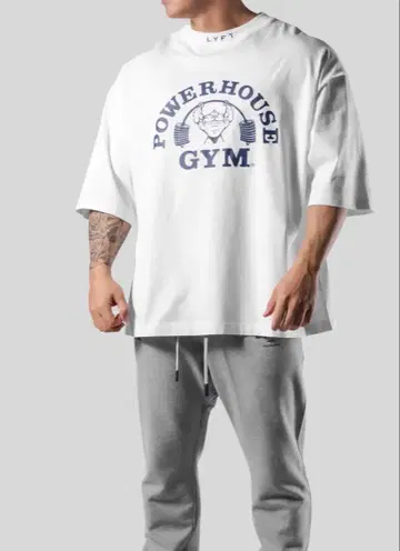 LYFT POWERHOUSE GYM T셔츠 화이트