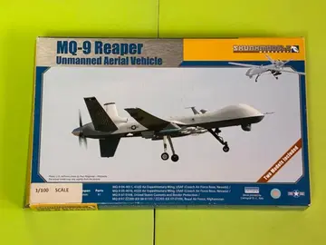 MQ-9 Reaper 무인 항공기 1/100 스케일 2기 세트