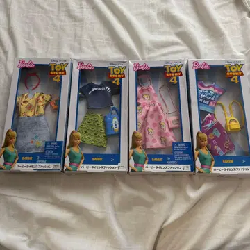 바비 라이선스 패션 4개 세트