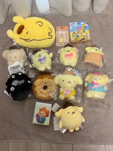 폼폼푸딩 마스코트 봉제 인형 묶음 판매