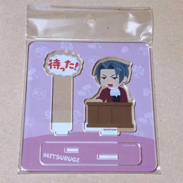 역전재판 일러스트야 아크릴 스탠드 미츠루기 레이지