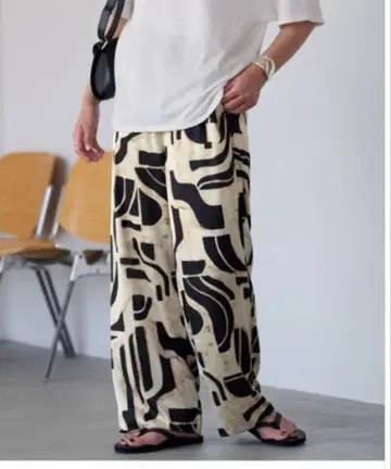 프레임워크 DEVEAUX (데보) 바틱 프린트 팬츠 38