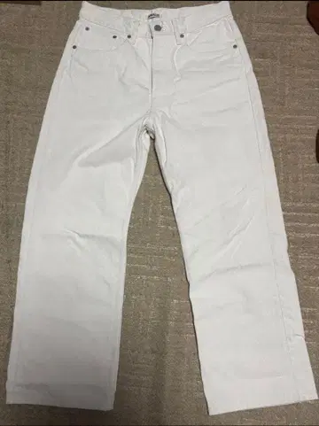 AURALEE 화이트 데님