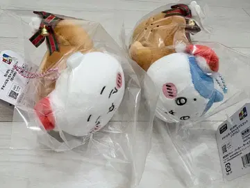 치이카와 (먼작귀) 크리스마스 치킨 마스코트 2종 세트 하치와레