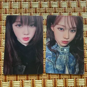 aespa 6000엔 윈터 구매 혜택 팬미팅 트레이딩 카드 2장