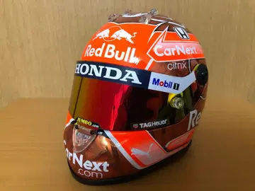 맥스 페르스타펜 레드불 1/2 헬멧 2021년 벨기에 GP 사양