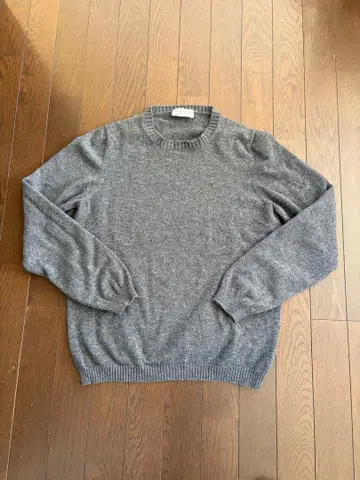 3 세테피 리 캐시미어 캐시미어 니트 100% 크루넥 사이즈 44