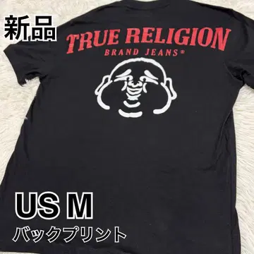 새상품 TRUE RELIGION 트루 레이디 T셔츠 블랙 부다