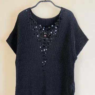 스페치오/셔틀 플리츠 스팽글 원피스