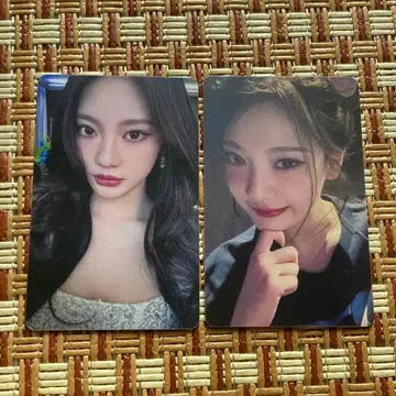 aespa 6000엔 닝닝 구매 혜택 팬미팅 팬미 페이퍼 카드 2장