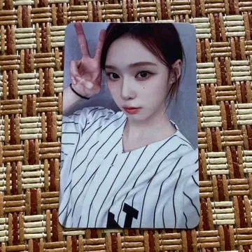 aespa 윈터 MD 야구 better things 유니폼 트레이딩 카드