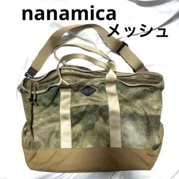 레어 matlit. 카모플라주 메쉬 토트백 2way nanamica