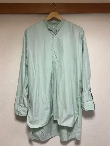 40s 50s 민트 그린 그랑 파샤 셔츠 유로 빈티지