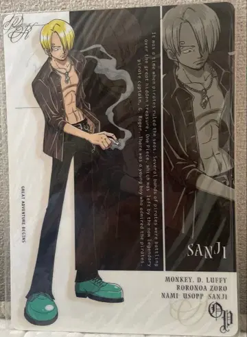 ONE PIECE 상디 책받침 레트로