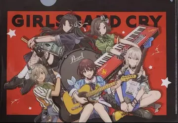 걸즈 밴드 크라이 콜라보 카페 and gallery 클리어 파일