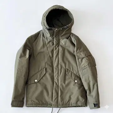 나노 유니버스 후드 부착 블루종 (카키, S 사이즈)