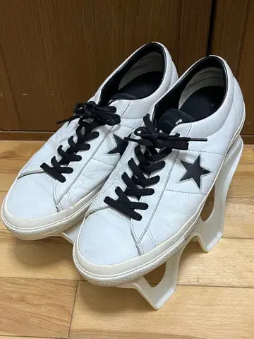 컨버스 원스타 화이트 가죽