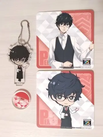 페르소나 5 (주인공) 아크릴 스탠드 코스터 세트