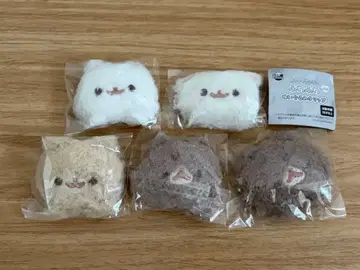 포메라니안 모찌 봉제 인형 클립 컴프 세트