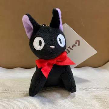 [ 지브리 파크 한정판 ] 지지 봉제 인형 키링 택 포함