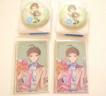 [단간론파/히나타 하지메] 마네키네코 캔뱃지&클리어 카드