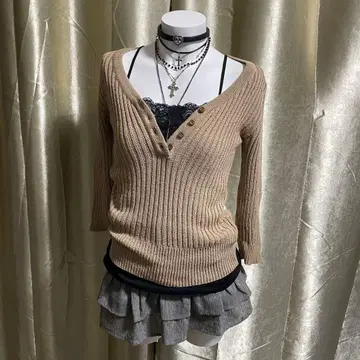 세실 맥비 니트 일본제 y2k 헤이세이 갸루 페어리 그런지