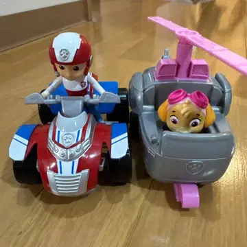 파우 패트롤 켄트와 스카이의 차량 세트