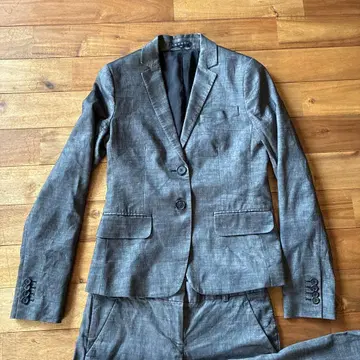 [하자 있음] 자켓만 띠어리 Theory 울 린넨 수트 셋업