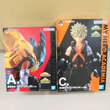 나의 히어로 아카데미아 제일복권 정의의 형태 A, C상 피규어