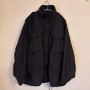 Alpha Industries M-65 필드 코트 블랙 USA제