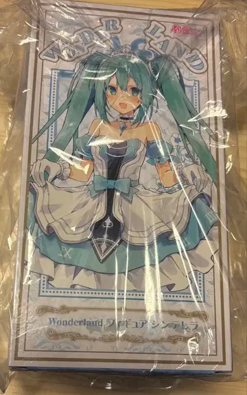 하츠네 미쿠 Wonderland 피규어 신데렐라 미개봉 프라이즈