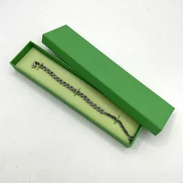 스와로브스키 인버 테니스 팔찌 라운드 컷