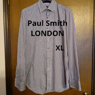 폴 스미스 깅엄 체크 셔츠 XL