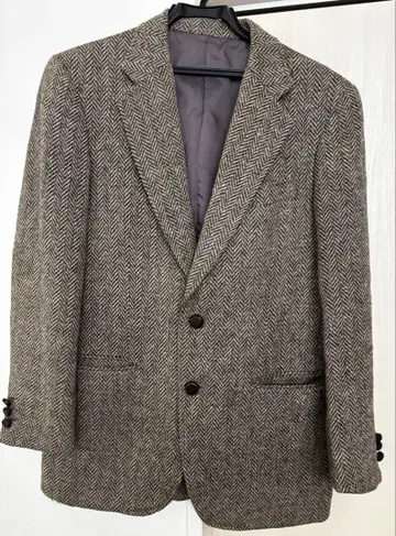[새상품급] KENT 해리스 트위드 테일러드 자켓 헤링본 울